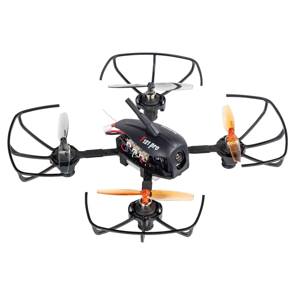 RadioLink F121 micro racing drone shown from an angled front view
