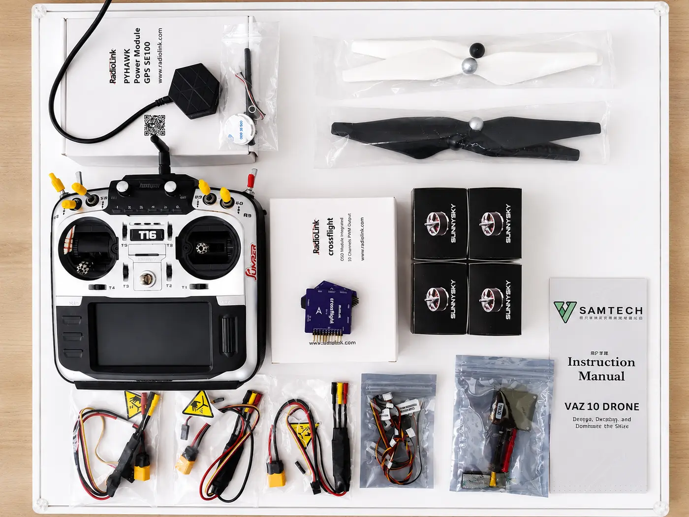 VAZ-10 flight controller, propulsion and electronics package